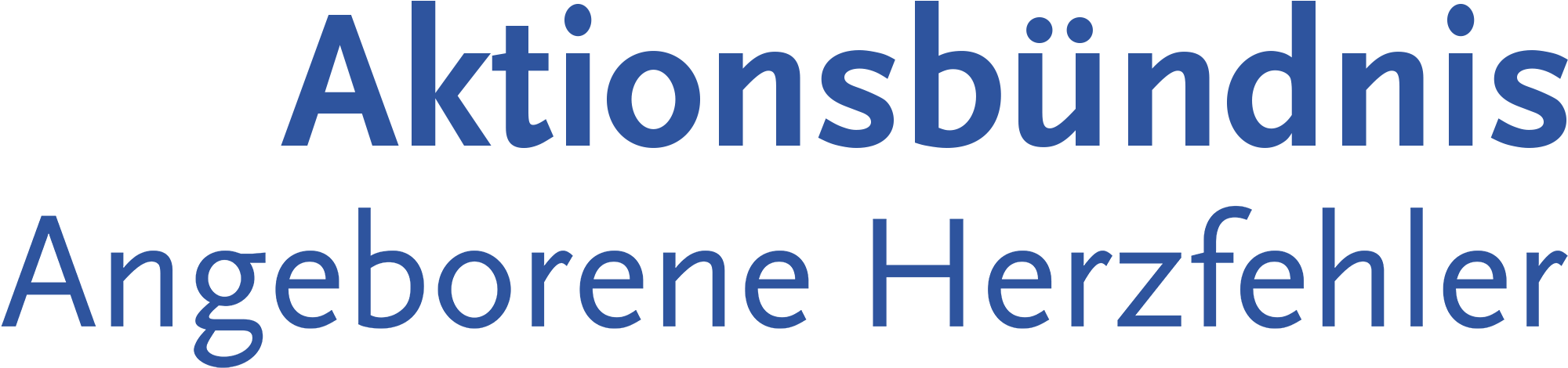 Aktionsbündins Angeborene Herzfehler Logo